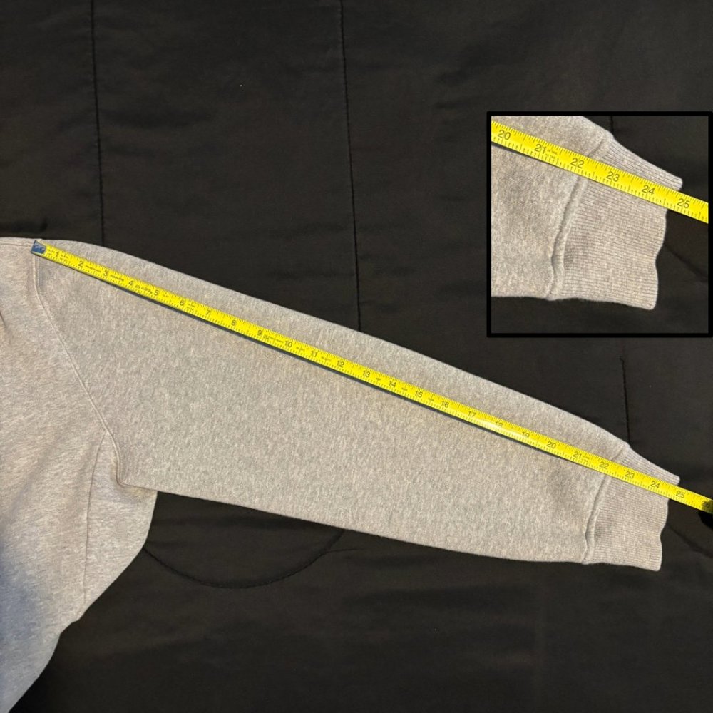 Everlane 365 Fleece Grey Hoodie size Medium in Very Good condition! - Picture 8 of 10